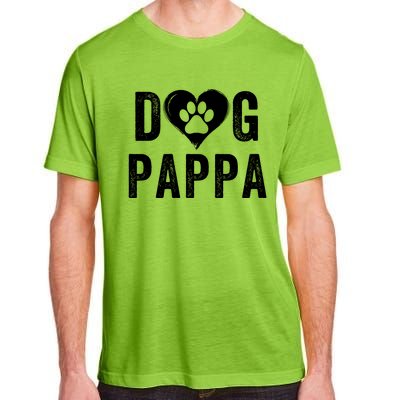 Dog Pappa Happy FatherS Day Dog Lover Puppy Pappa Dog Papp Loving Pappa Dog Par Adult ChromaSoft Performance T-Shirt