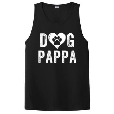 Dog Pappa Happy FatherS Day Dog Lover Puppy Pappa Dog Papp Loving Pappa Dog Par PosiCharge Competitor Tank