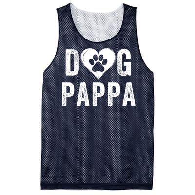 Dog Pappa Happy FatherS Day Dog Lover Puppy Pappa Dog Papp Loving Pappa Dog Par Mesh Reversible Basketball Jersey Tank