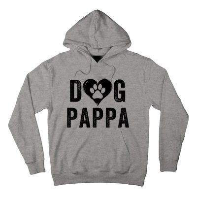 Dog Pappa Happy FatherS Day Dog Lover Puppy Pappa Dog Papp Loving Pappa Dog Par Hoodie