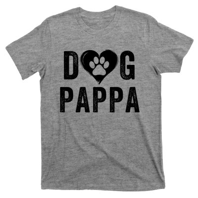 Dog Pappa Happy FatherS Day Dog Lover Puppy Pappa Dog Papp Loving Pappa Dog Par T-Shirt