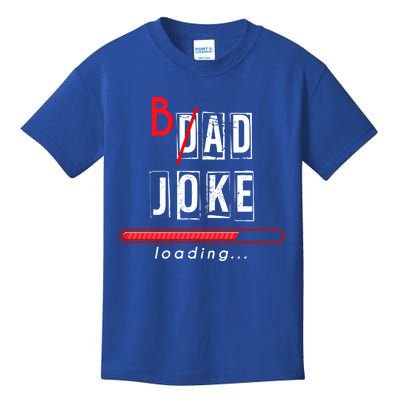 Dad Puns Humorous Dad Fathers Day Gift King Of Dad Jokes Cool Gift Kids T-Shirt