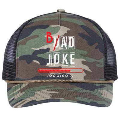 Dad Puns Humorous Dad Fathers Day Gift King Of Dad Jokes Cool Gift Retro Rope Trucker Hat Cap