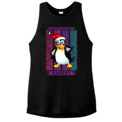 Do Penguins Have Knees Ladies PosiCharge Tri-Blend Wicking Tank