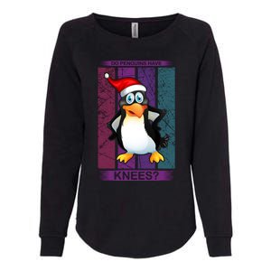 Do Penguins Have Knees Womens California Wash Sweatshirt