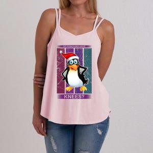 Do Penguins Have Knees Women's Strappy Tank