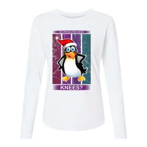 Do Penguins Have Knees Womens Cotton Relaxed Long Sleeve T-Shirt