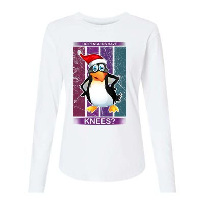 Do Penguins Have Knees Womens Cotton Relaxed Long Sleeve T-Shirt