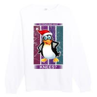 Do Penguins Have Knees Premium Crewneck Sweatshirt