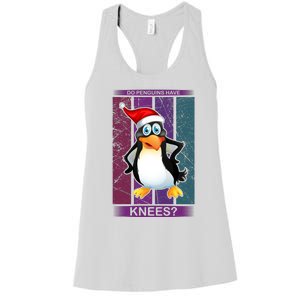 Do Penguins Have Knees Women's Racerback Tank