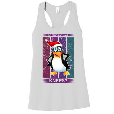 Do Penguins Have Knees Women's Racerback Tank