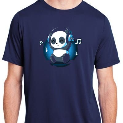 Dj Panda Headphones Adult ChromaSoft Performance T-Shirt