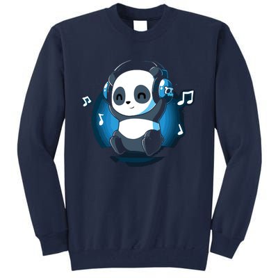 Dj Panda Headphones Tall Sweatshirt