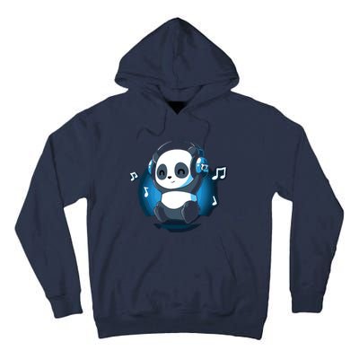 Dj Panda Headphones Tall Hoodie