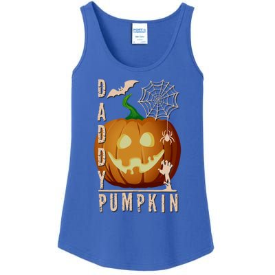 Daddy Pumpkin Halloween Cute Gift Ladies Essential Tank