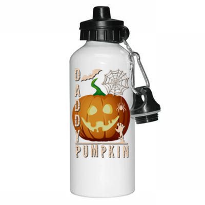 Daddy Pumpkin Halloween Cute Gift Aluminum Water Bottle