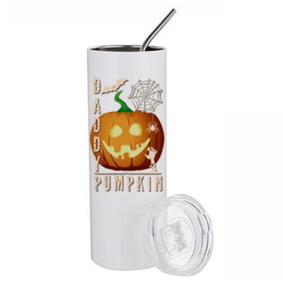 Daddy Pumpkin Halloween Cute Gift Stainless Steel Tumbler