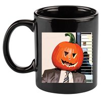 Dwight Pumpkin Head 11oz C Handle Ceramic Mug