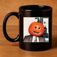 Dwight Pumpkin Head 11oz C Handle Ceramic Mug
