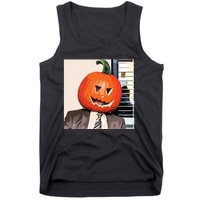 Dwight Pumpkin Head Tank Top