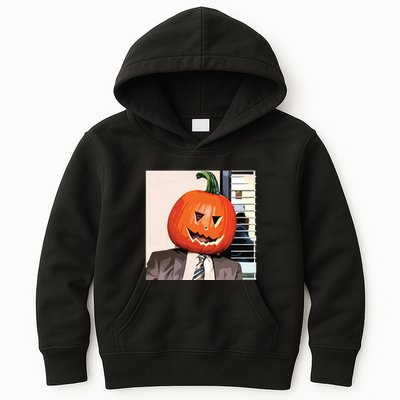 Dwight Pumpkin Head Kids Hoodie