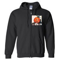 Dwight Pumpkin Head Full Zip Hoodie