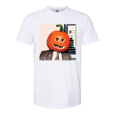 Dwight Pumpkin Head Softstyle® CVC T-Shirt