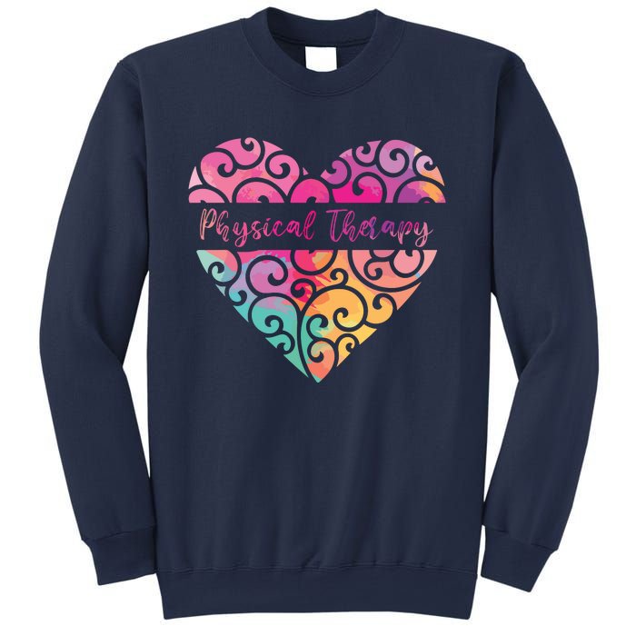 DPT PTA Heart Valentines Day Gift Love Physical Therapy Sweatshirt