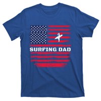 Daddy Protector Hero Fathers Day Camo American Flag Surfing Meaningful Gift T-Shirt