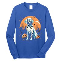 Dalmatian Pumpkin Halloween Costume Dog Puppy Gift Long Sleeve Shirt