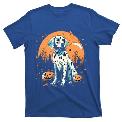 Dalmatian Pumpkin Halloween Costume Dog Puppy Gift T-Shirt