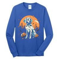 Dalmatian Pumpkin Halloween Costume Dog Puppy Gift Tall Long Sleeve T-Shirt