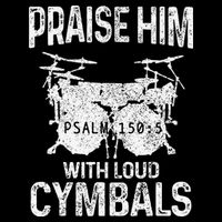 Drummer Praise Him With Loud Cymbals Drumming Christian Bucket Hat