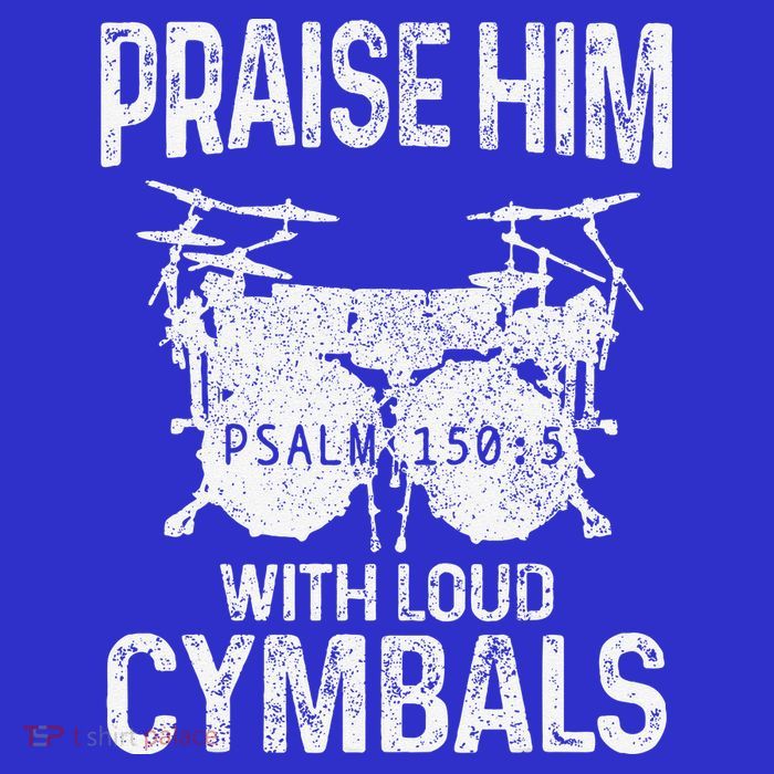 Drummer Praise Him With Loud Cymbals Drumming Christian Short Acrylic Beanie