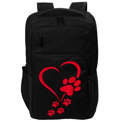 Dog Paws Hearts Baby Dogs Dog Paw Dog Paw Print Impact Tech Backpack