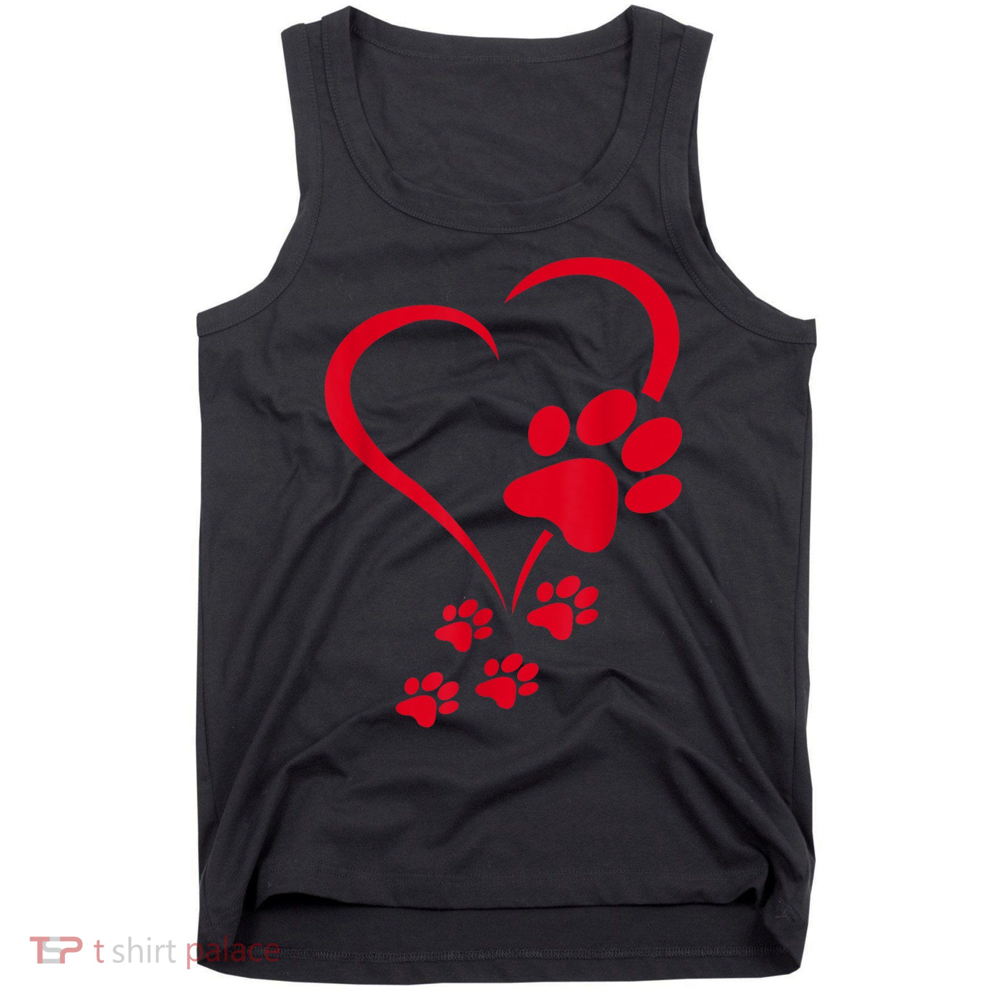 Dog Paws Hearts Baby Dogs Dog Paw Dog Paw Print Tank Top