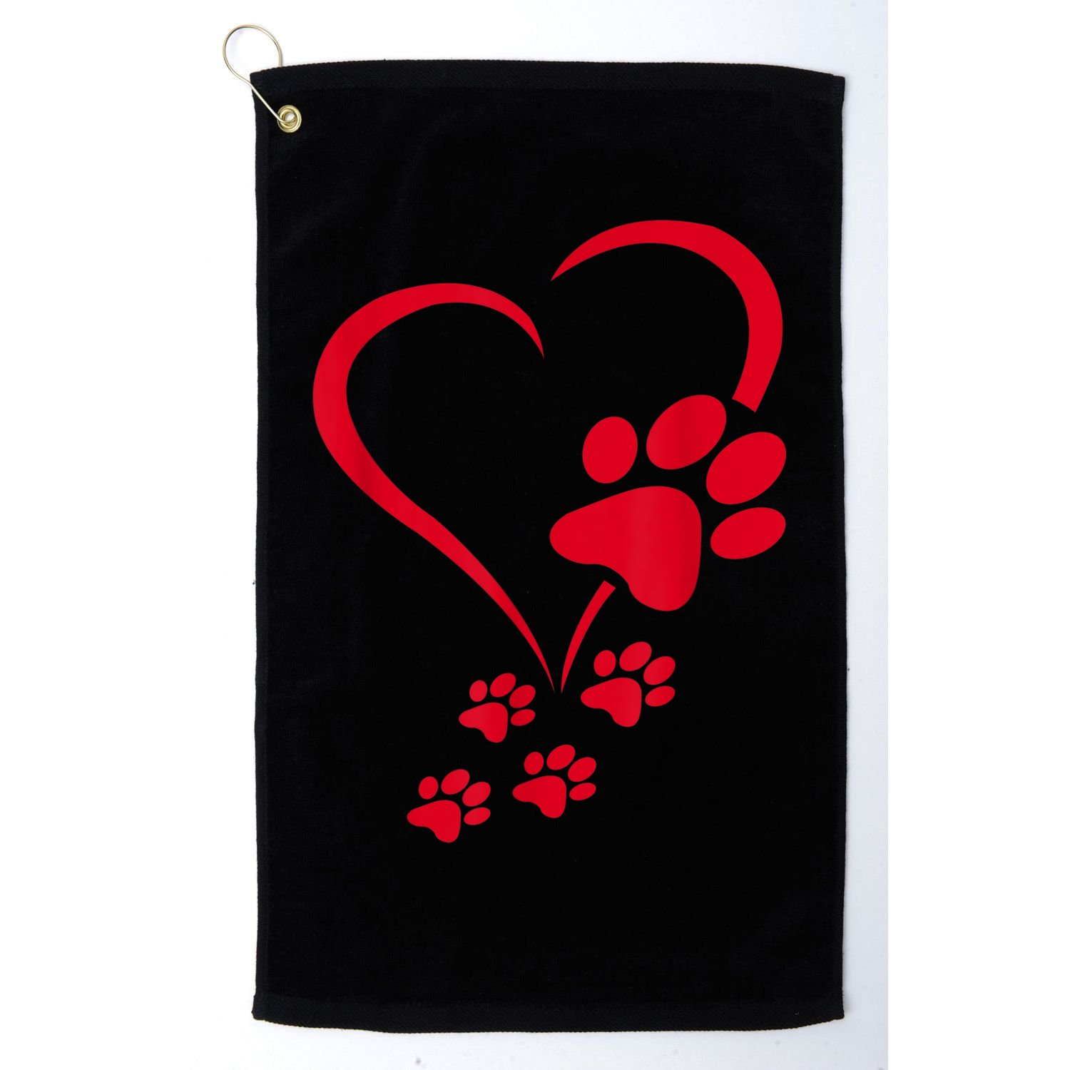 Dog Paws Hearts Baby Dogs Dog Paw Dog Paw Print Golf Towel