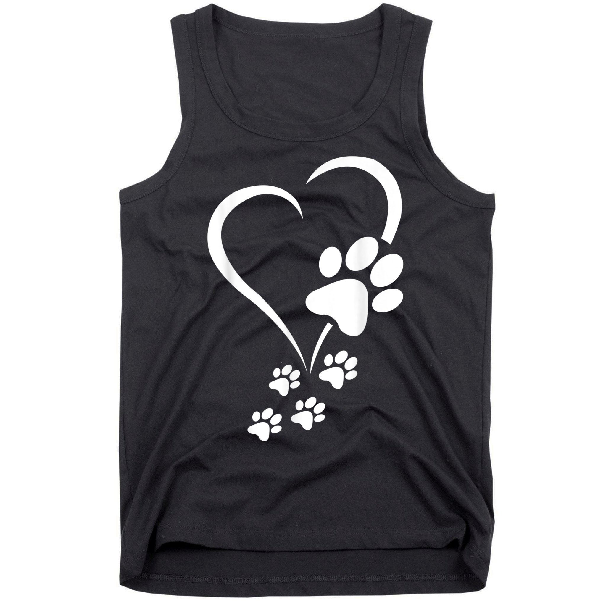 Dog Paws Hearts Baby Dogs Dog Paw Dog Paw Print Tank Top