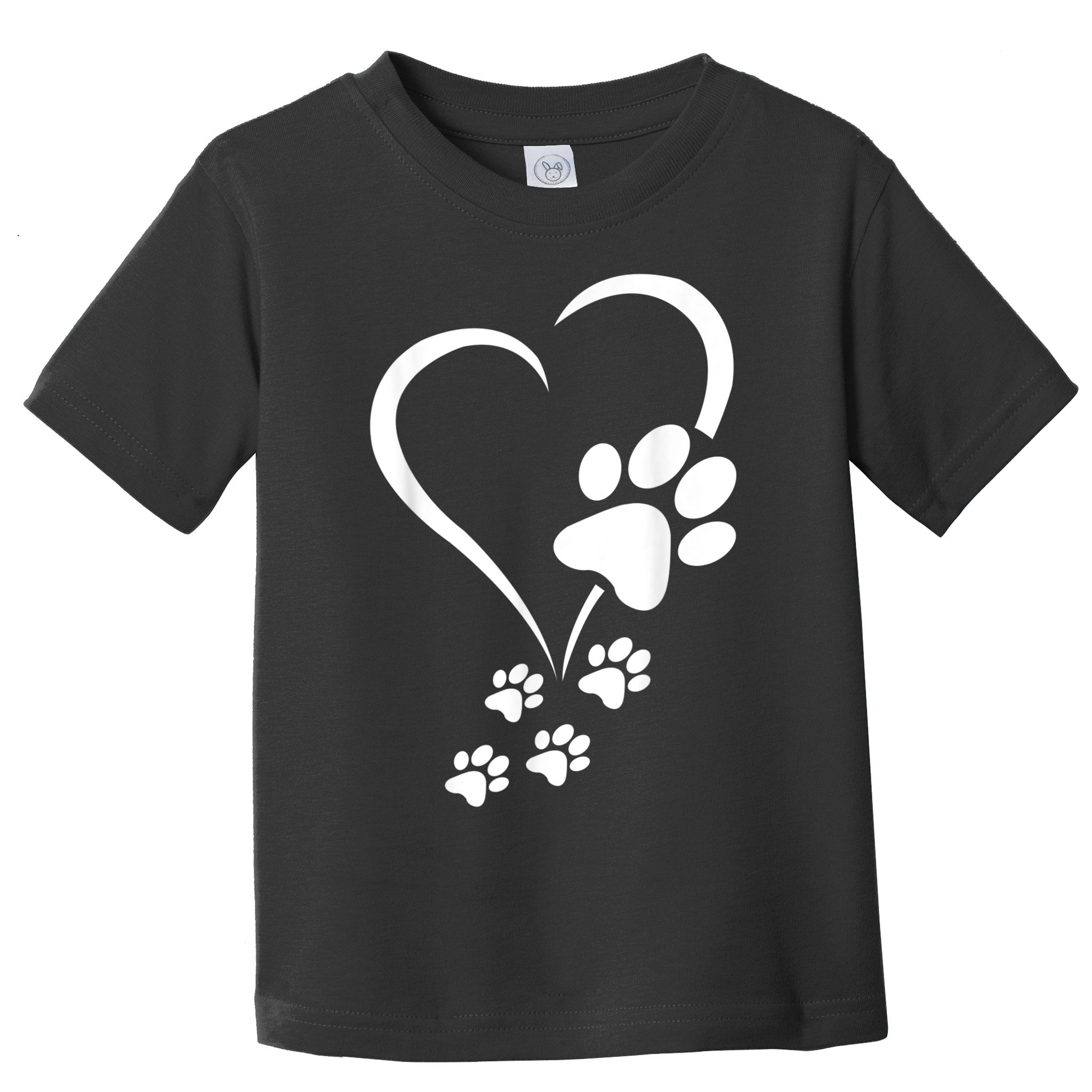 Dog Paws Hearts Baby Dogs Dog Paw Dog Paw Print Toddler T-Shirt