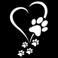 Dog Paws Hearts Baby Dogs Dog Paw Dog Paw Print Toddler T-Shirt