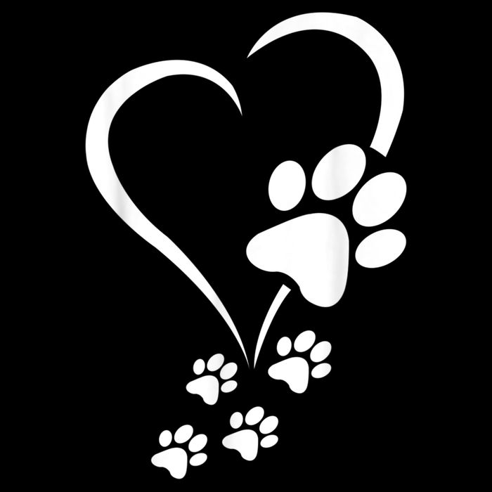Dog Paws Hearts Baby Dogs Dog Paw Dog Paw Print Toddler T-Shirt
