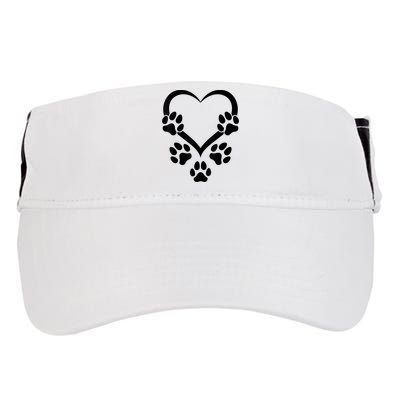 Dog Paw Heart Baby Dogs Dog Paws Hearts Dog Paw Adult Drive Performance Visor