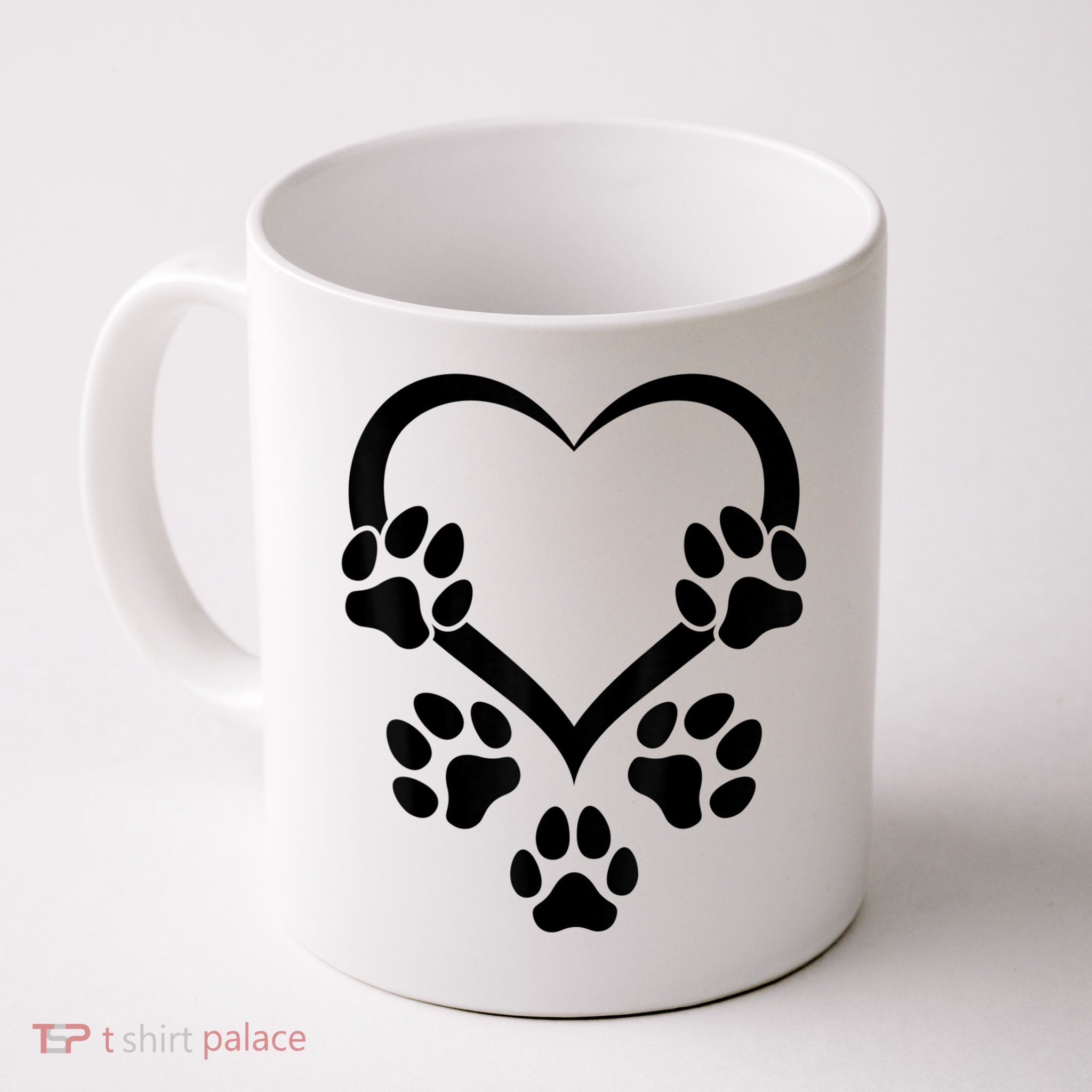Dog Paw Heart Baby Dogs Dog Paws Hearts Dog Paw Mug