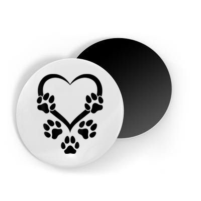 Dog Paw Heart Baby Dogs Dog Paws Hearts Dog Paw Magnet