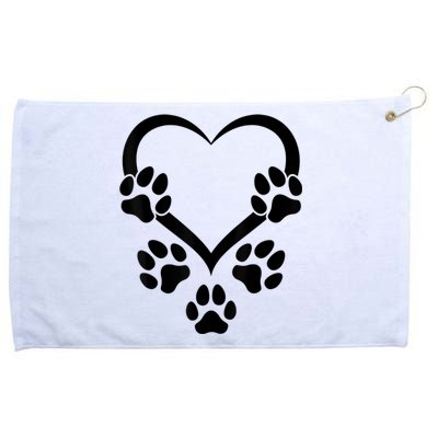 Dog Paw Heart Baby Dogs Dog Paws Hearts Dog Paw Grommeted Golf Towel