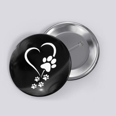 Dog Paw Heart Baby Dogs Dog Paws Hearts Dog Paw Print Button