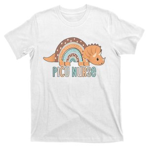 Dinosaur Pediatric ICU Nurse PICU RN Crew Nurse Graduation T-Shirt