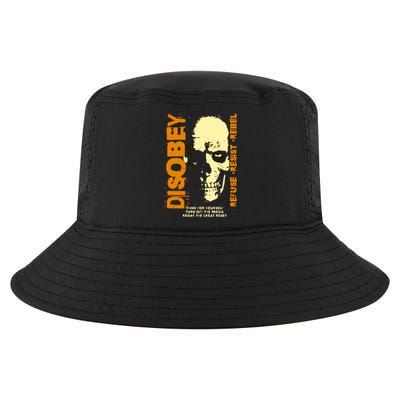 Disobey Politically Incorrect Resist The Great Reset Cool Comfort Performance Bucket Hat