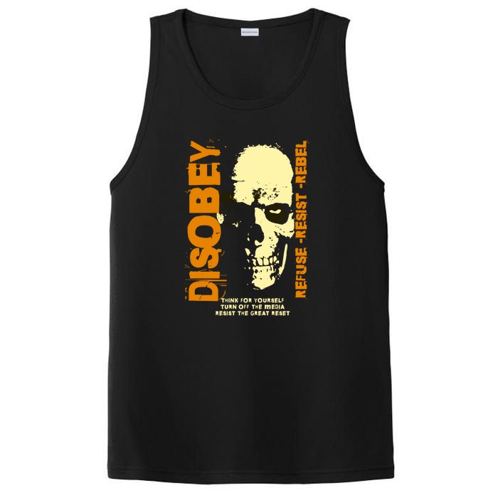 Disobey Politically Incorrect Resist The Great Reset PosiCharge Competitor Tank