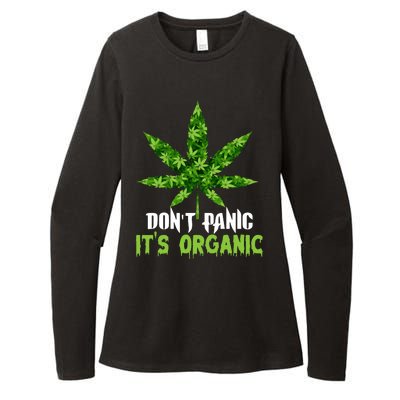 Don't Panic It's Organic Medical Marijuana Womens CVC Long Sleeve Shirt